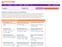 Tablet Screenshot of bizmartindia.com